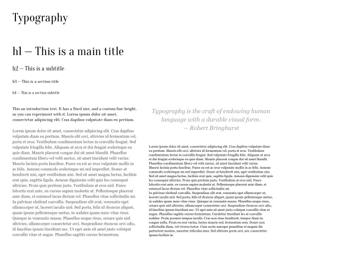 UI-Kit-Typography
